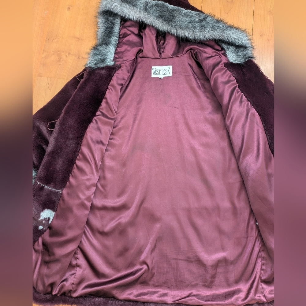 Vintage West Peak Faux Fur Jacket - Picture 14 of 16